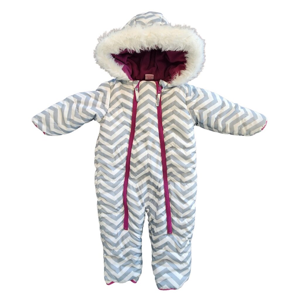 U.S. Polo Toddler Girls' Bunting Snow Suit | 24M
